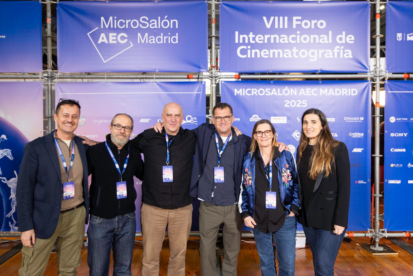 La presidencia de la AEC con Nestor Calvo y Colin Watkinson. Foto: Estudio Perplejo